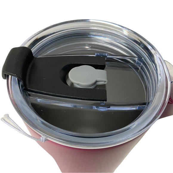 Dunkin Pink Stainless Sipper Tumbler with Straw - Picture 7 of 8